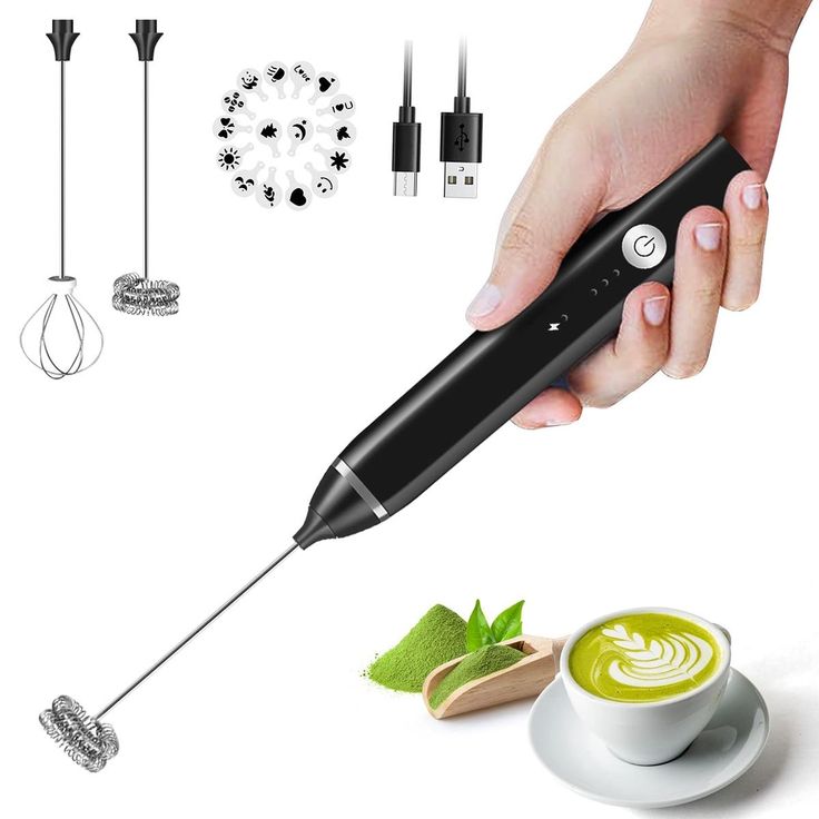 2-in-1 Electric Coffee Beater & Egg Whisker