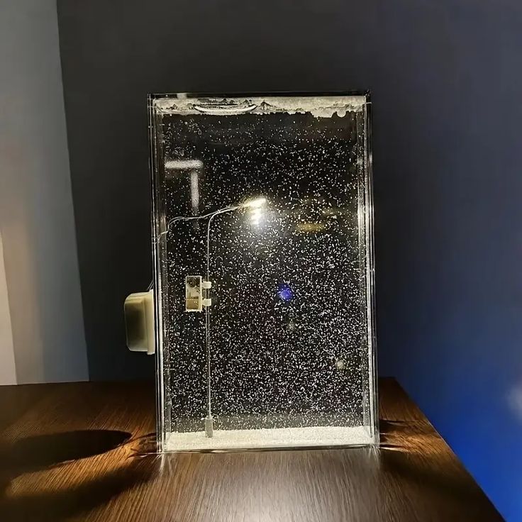 DIY Snowy Lamp