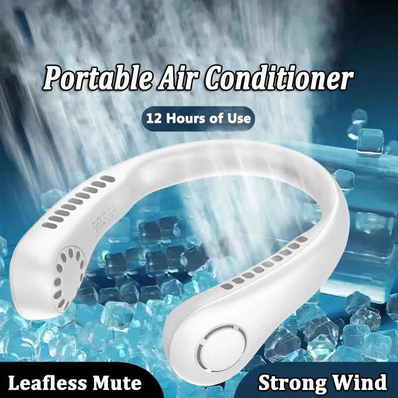Mini Hanging Neck Fan – Portable Hands-Free Cooling