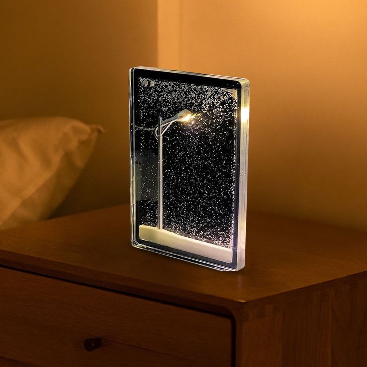 DIY Snowy Lamp