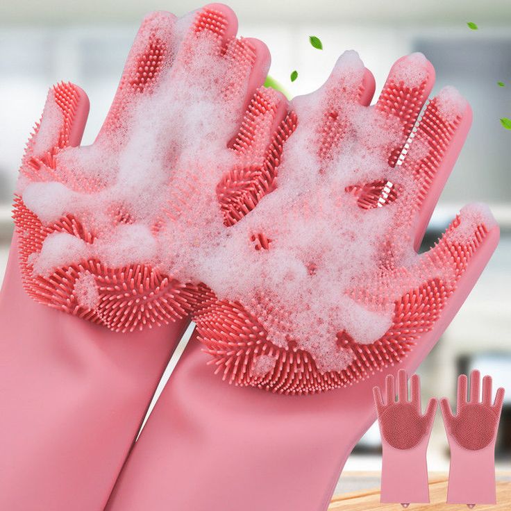 Magic Silicone Dishwashing Gloves