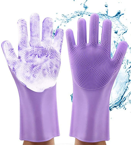 Magic Silicone Dishwashing Gloves