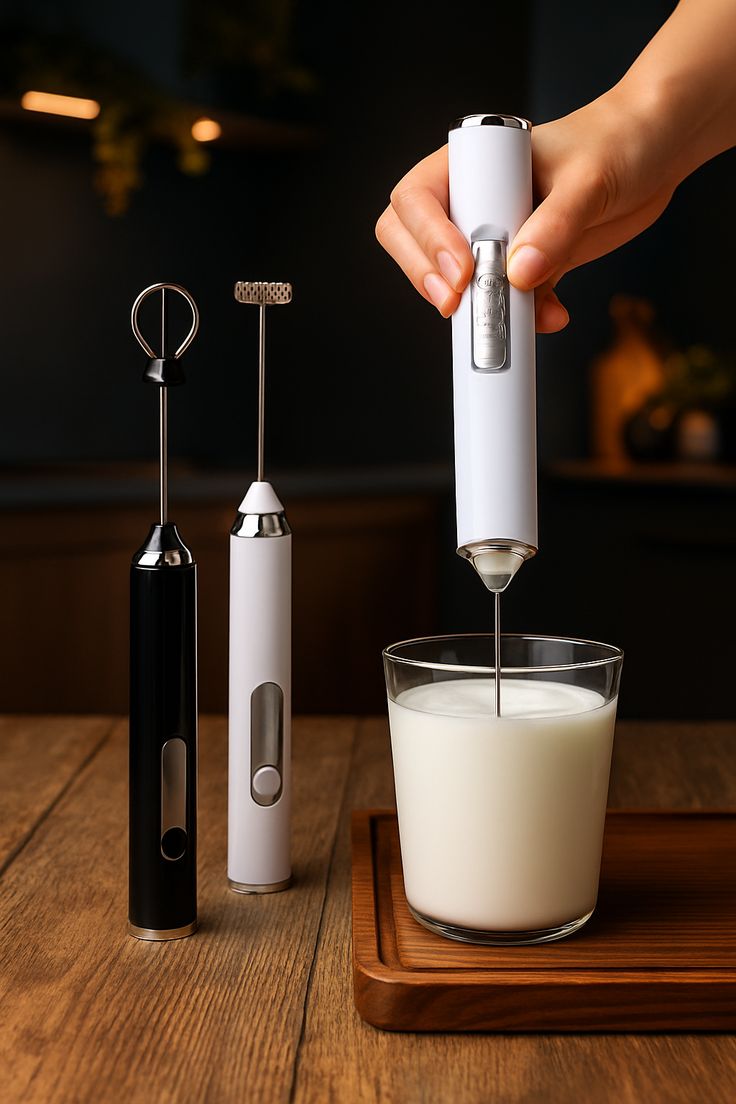 2-in-1 Electric Coffee Beater & Egg Whisker