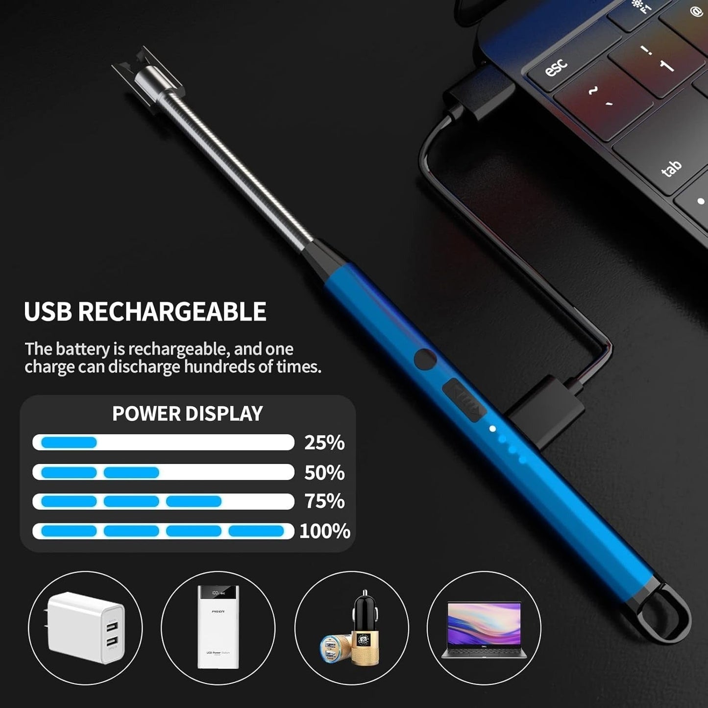 Plasma Electric Lighter – USB Rechargeable